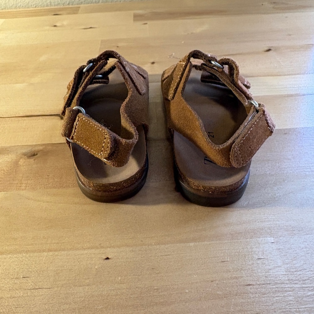 Zara Brown Toddler Sandals - Picture 3 of 5